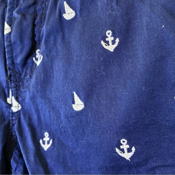 WALLFLOWER Junior"s size 3 navy blue nautical anchors sailboat theme shorts - Picture 8 of 10